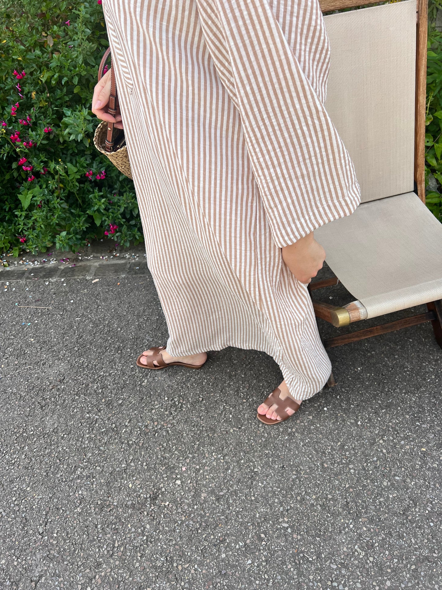 Cotton stripe dress